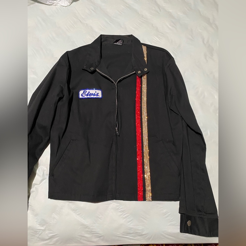 Elvis Rhinestone  Jacket Size XL